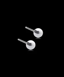 Ball Øreringe 4 mm