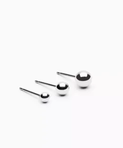 Ball Øreringe 4 mm