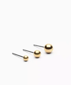 Ball Øreringe 4 mm