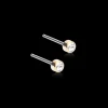 Bezel Øreringe 3 mm