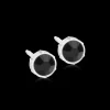 Bezel Øreringe 6 mm