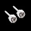 Bezel Øreringe 4 mm
