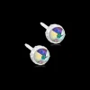 Bezel Øreringe 6 mm