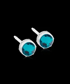 Bezel Øreringe 6 mm