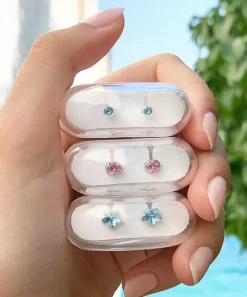 Bezel Øreringe 5 mm