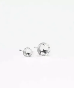 Bezel Øreringe 6 mm