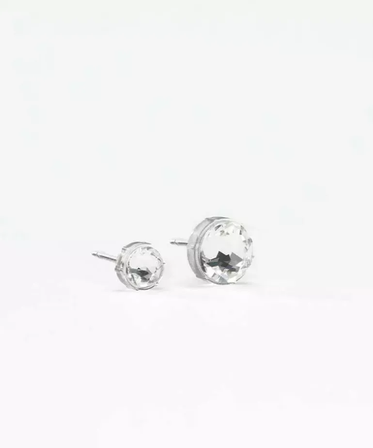 Bezel Øreringe 8 mm