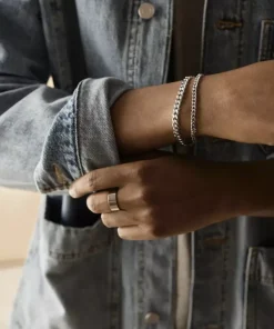Curb Link Armbånd 18-22 cm