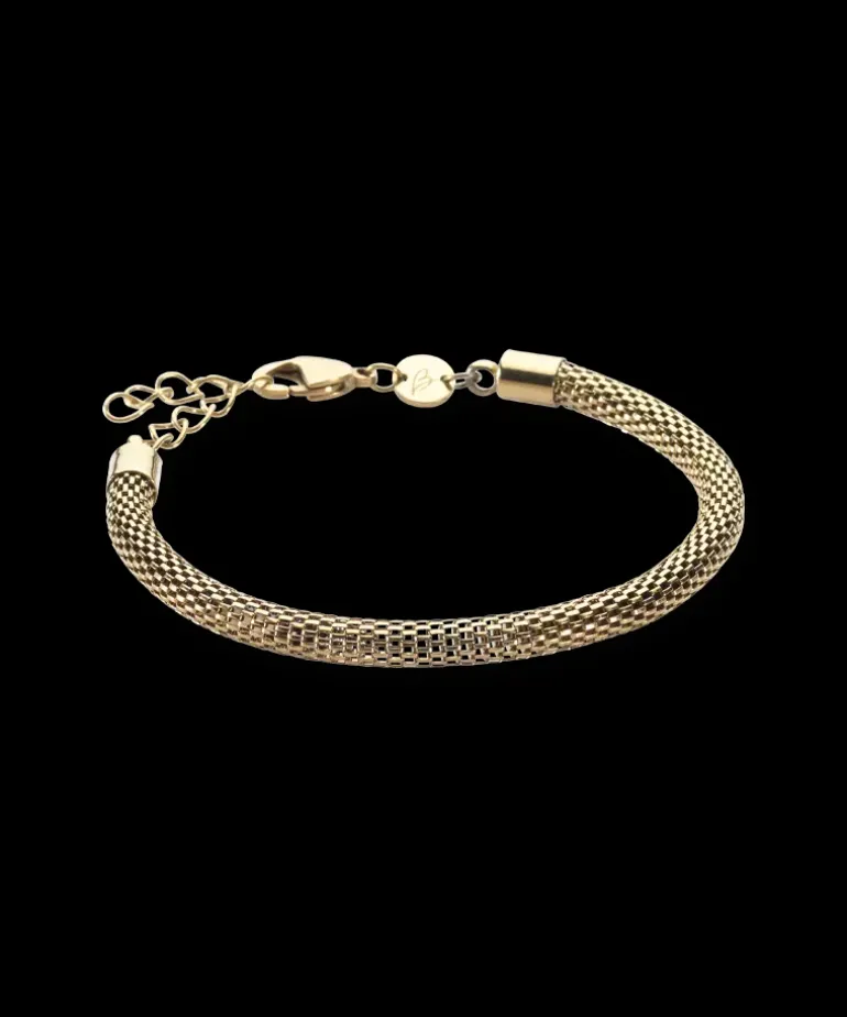 Grand Round Mesh Armbånd 15,5-19 cm