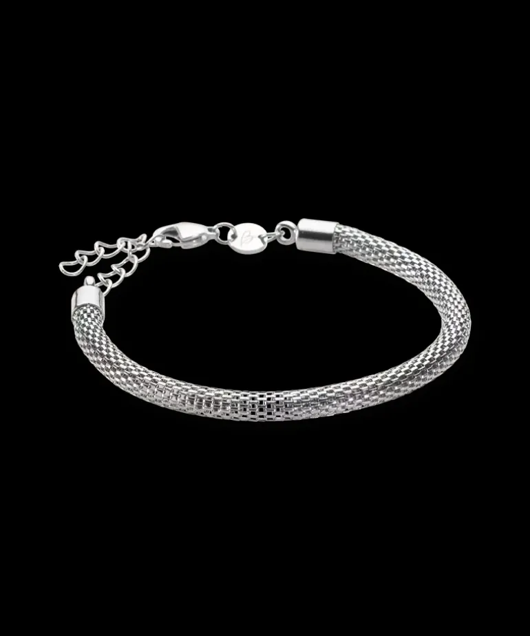 Grand Round Mesh Armbånd 15,5-19 cm