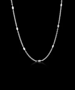 Oval Halskæde 40-46 cm