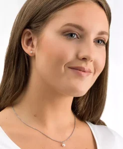 Pearl Øreringe 4 mm