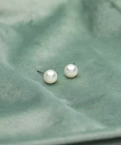 Pearl Øreringe 8 mm