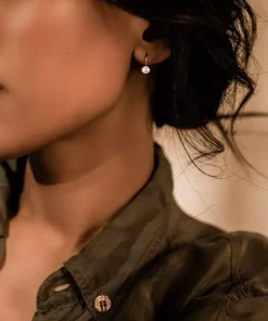 Pendant Bezel Øreringe