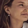 Pendant Bezel Øreringe