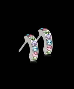 Pendant Brilliance Curved Øreringe 10 mm