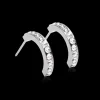 Pendant Brilliance Curved Øreringe 15 mm
