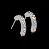 Pendant Brilliance Curved Øreringe 15 mm