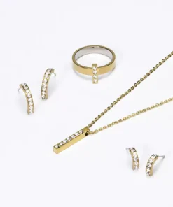 Pendant Brilliance Curved Øreringe 15 mm