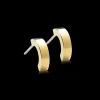 Pendant Plain Curved Øreringe 10 mm