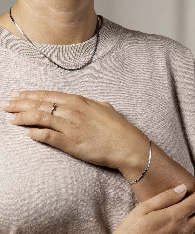 Plain Armbånd 15,5-19 cm