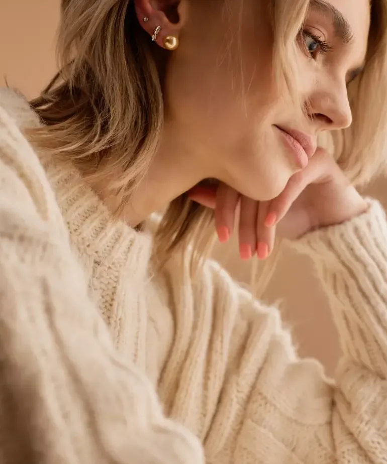 Tiffany Øreringe 3 mm